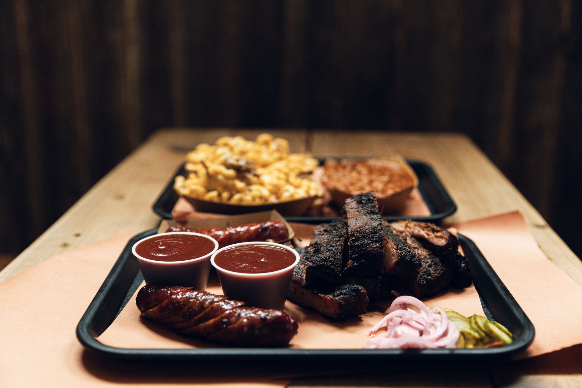 Real Texan Southern BBQ food in Houston Texas